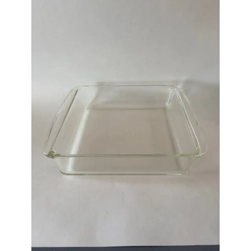 Vintage PYREX 222 Clear Glass 8x8 Square Baking Dish 2 Qt Corning USA NY